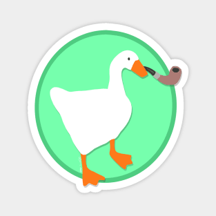 Goose and Pipe Magnet