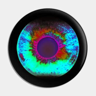 Multicolor Neon Eye / Rainbow Eye Pin