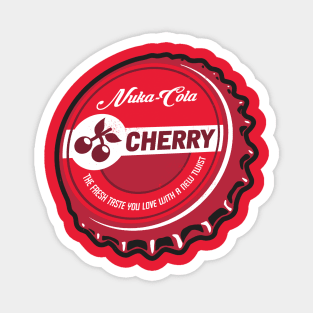Vintage Atomic Cherry Soda Bottlecap Magnet
