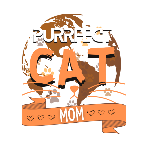 Purrfect Cat Mom by NICHE&NICHE