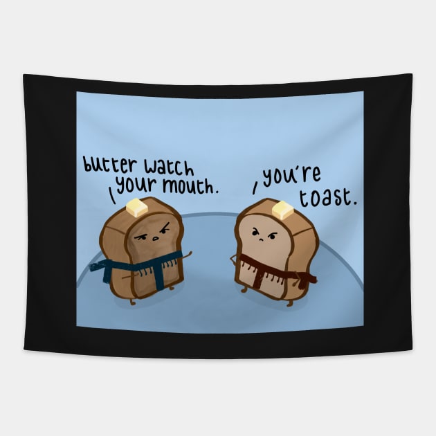 Toast sumo Tapestry by AikoAthena