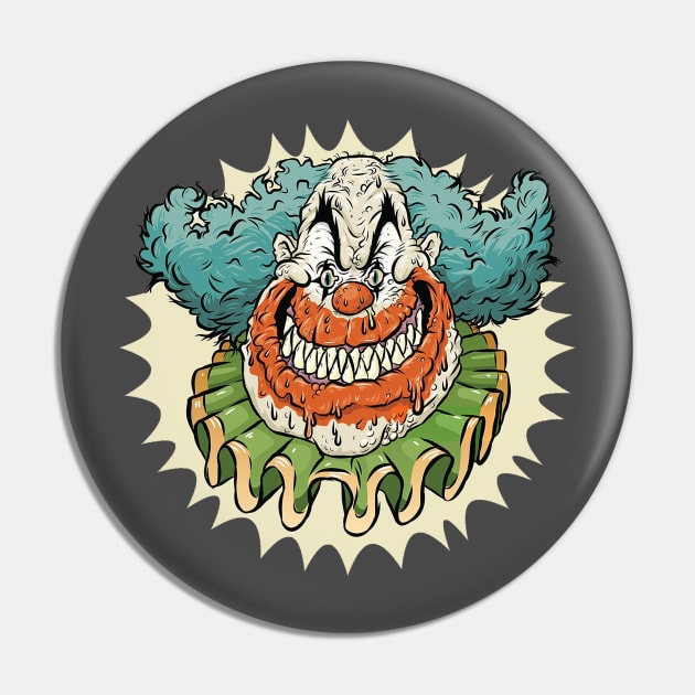 Scary Clown Pin by Elegantra