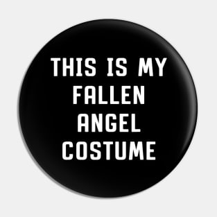 Fallen Angel Costume Halloween Dark Evil Lazy Easy Pin