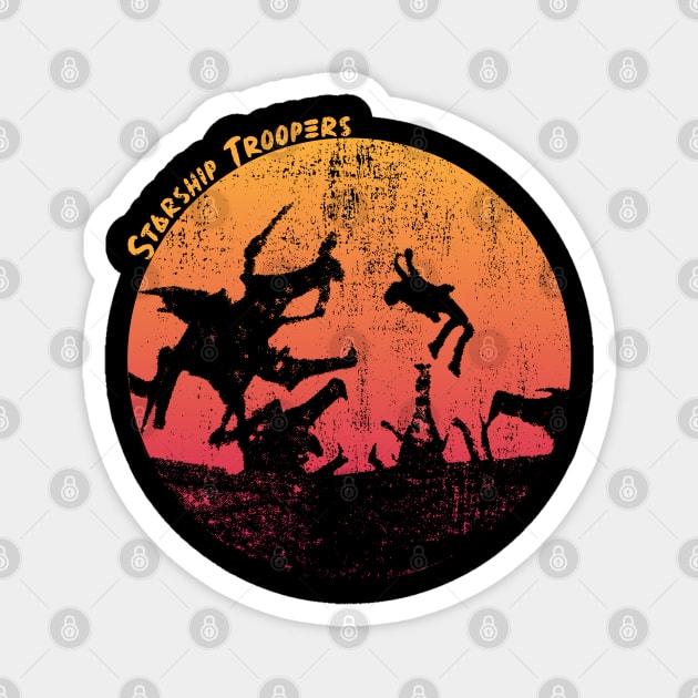 Starship Troopers (Sunset Vibe) Magnet by TheUnseenPeril