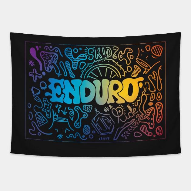 Trip Le Enduro Tapestry by HenrisKas