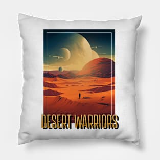 Desert Warriors science fiction Pillow