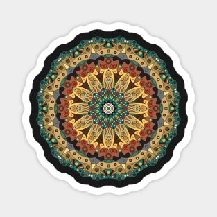 Geometric circular pattern Magnet