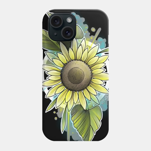 sunflower <3 (color) Phone Case by elywick