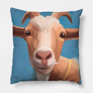 Happy Goat Pillow
