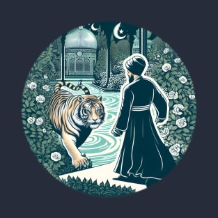 A sufi with a tiger - Iran T-Shirt