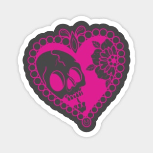 Love skull Magnet