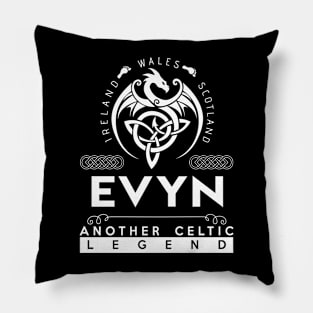 Evyn Name T Shirt - Another Celtic Legend Evyn Dragon Gift Item Pillow