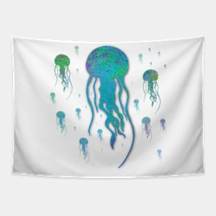 Jellyfish Swarm Tapestry