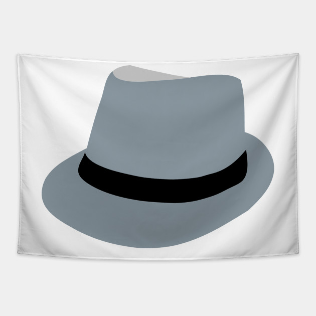 Fedora Hat Icon Fedora Tapestry Teepublic