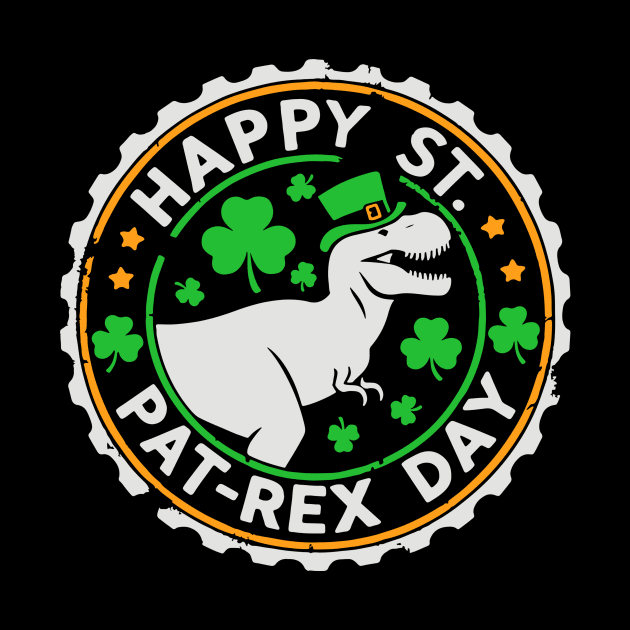 Happy st pat-rex day st patricks day by frankjoe