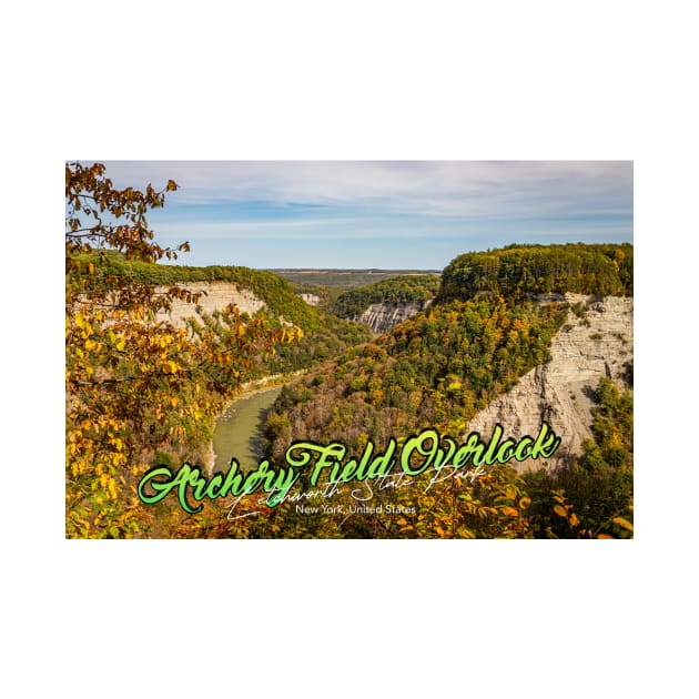 Archery Field Overlook Letchworth State Park New York by Gestalt Imagery