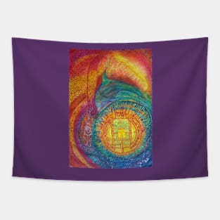 Maya Glyph Ahau Tapestry