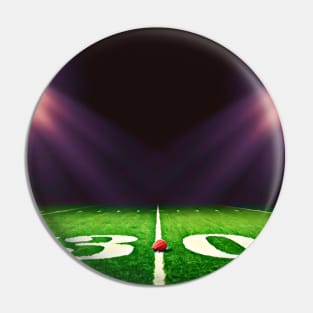 30 Yard Line (Football Field) Pin