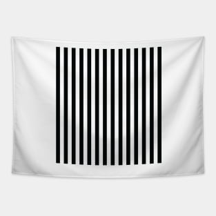 Black vertical stripes Tapestry
