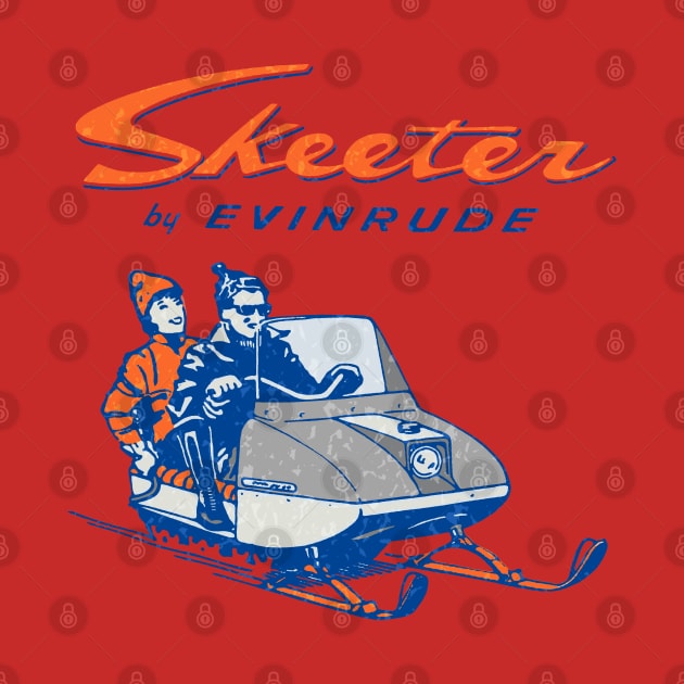 Evinrude Skeeter Snowmobiles by Midcenturydave