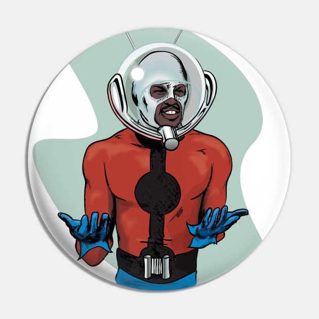 Garrett Morris - The Original Ant Man Pin by Jimb Fisher Art