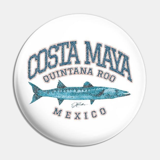 Costa Maya, Quintana Roo, Mexico, Great Barracuda Pin by jcombs
