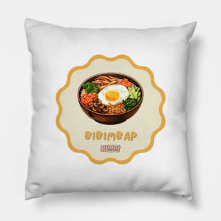 Bibimbap | Korean cuisine | Traditional Food Pillow