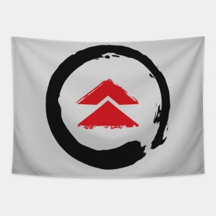 Samurai Ghost Logo Tapestry