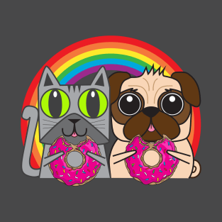 Kitty and Puggy T-Shirt