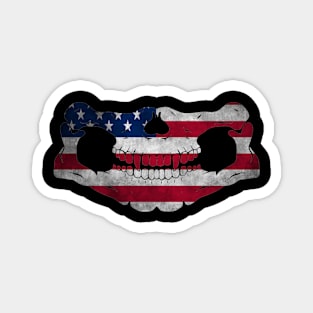 Skull usa Magnet