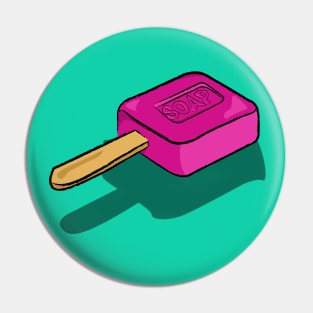 Deliciously Clean - Soap Bar Lollipop Pin