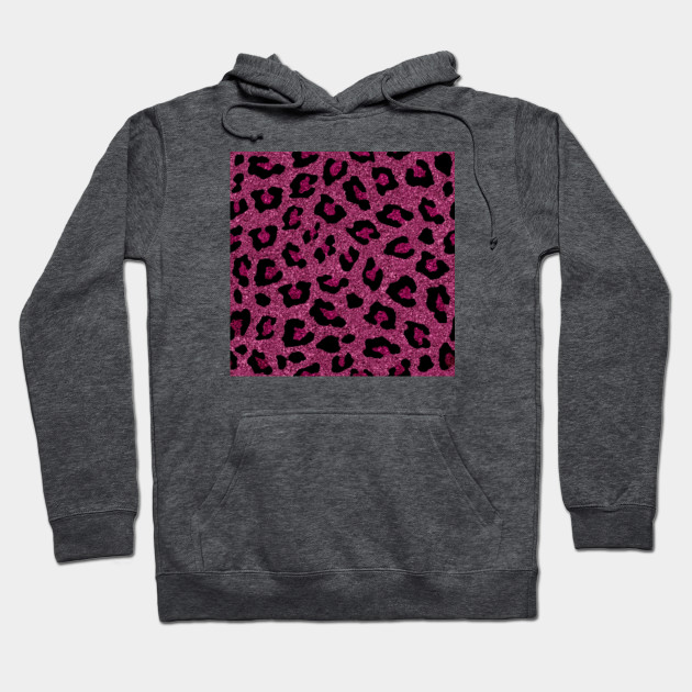 pink cheetah print hoodie