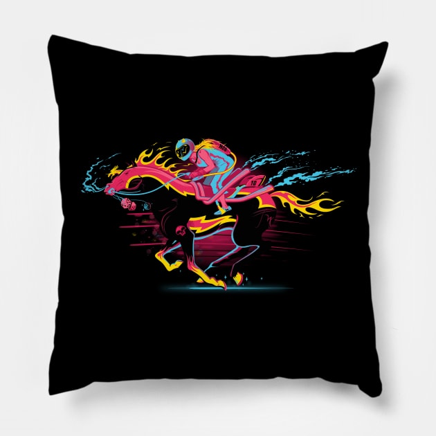 Horsepowers Pillow by Made With Awesome