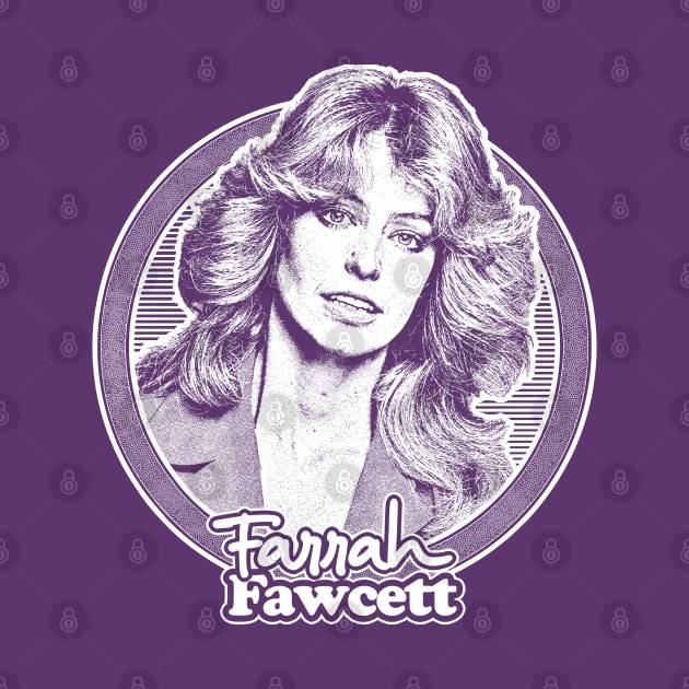 Farrah Fawcett // Retro Fan Art Design by DankFutura