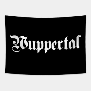 Wuppertal written with gothic font Tapestry