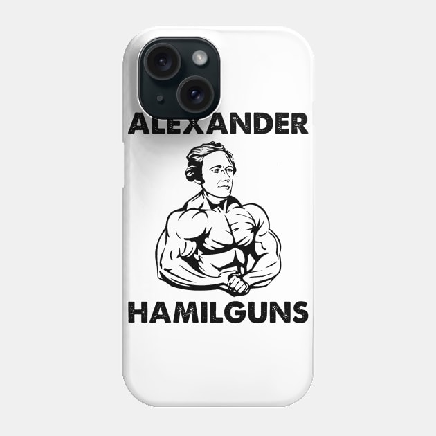 Alexander hamilton gym weightlifting Phone Case by Venicecva Tee