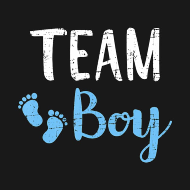 Gender reveal team boy matching family baby party supplies by Eduardo