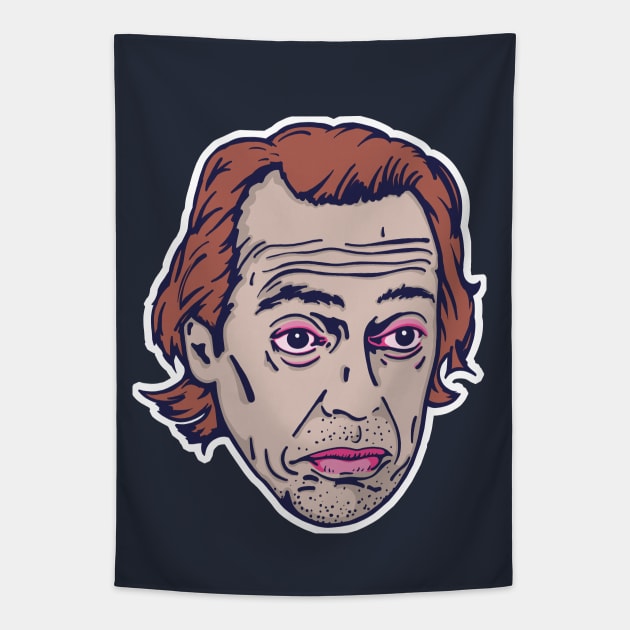 Steve Buscemi - Original Fanart Design Tapestry by DankFutura