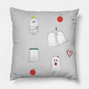 Ghosts of Christmas Pillow