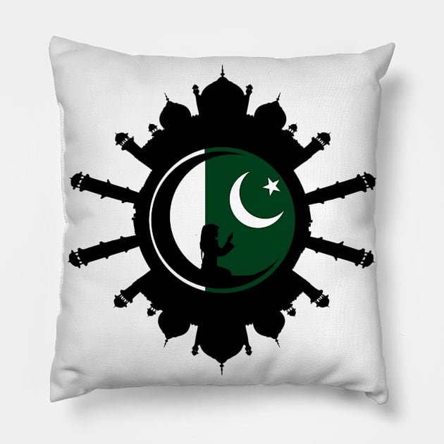 Pakistan Prayer Pillow by Jakavonis