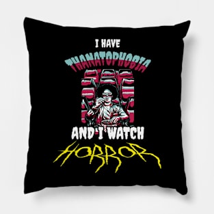 Scary Bloody Classic Horror Slasher Movies Film Lovers Pillow