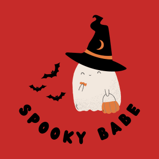 happy halloween spooky babe T-Shirt
