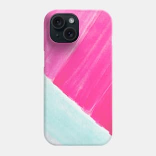 Watercolor Blue and pink Pattern watercolour painting Phone Case