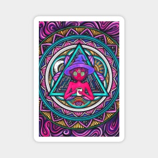 clancy Midnight Gospel in Mandala Magnet