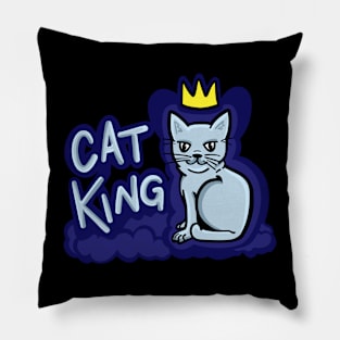 Cat King Pillow