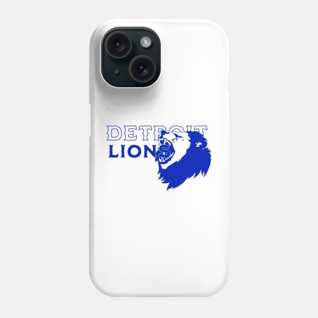 DETROIT LIONS Phone Case by Imaginate