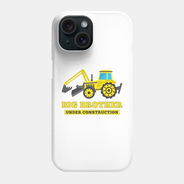 Announcement Baby Promoted to Big brother Under Construction Phone Case by DesignergiftsCie