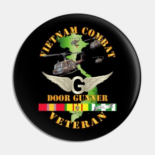 Vietnam Combat AVN Vet  Door Gunner - Air Assault  w SVC Pin