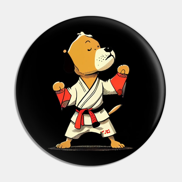 Dog Knows Karate Pin by Pixy Official