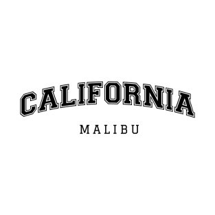 California Malibu College Style T-Shirt